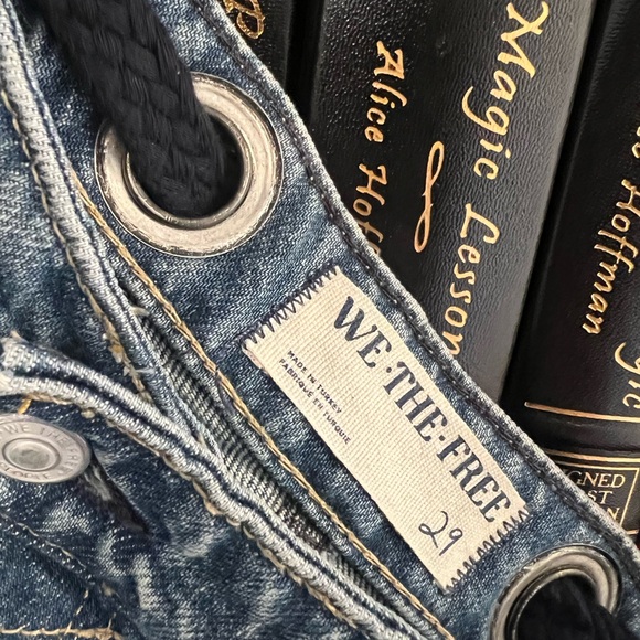 We The Free Vintage Wash Barrel Boyfriend Jeans - Picture 2 of 6